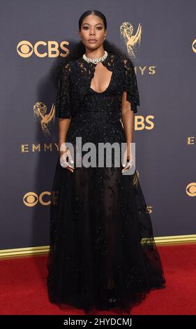 Gabrielle Union assiste aux Emmy Awards 69th qui se tiennent au Microsoft Theatre L.A. En direct Banque D'Images