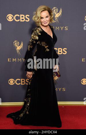 Jessica Lange participe aux Emmy Awards 69th qui se tiennent au Microsoft Theatre L.A. En direct Banque D'Images