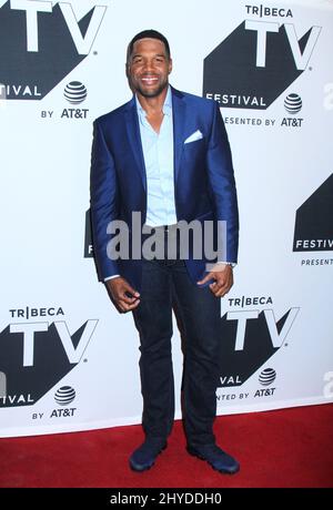Michael Strahan participant à la première saison du Tribeca TV Festival 'religion des Sports' qui s'est tenue à Cinepolis Chelsea le 22 septembre 2017 Banque D'Images