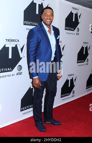 Michael Strahan participant à la première saison du Tribeca TV Festival 'religion des Sports' qui s'est tenue à Cinepolis Chelsea le 22 septembre 2017 Banque D'Images