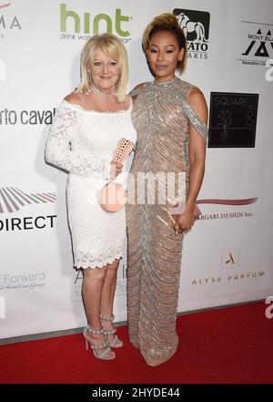 Mel B et Andrea Brown assistent au Gala « face avant » 2017 qui s'est tenu au complexe de Taglyan à Los Angeles, aux États-Unis Banque D'Images