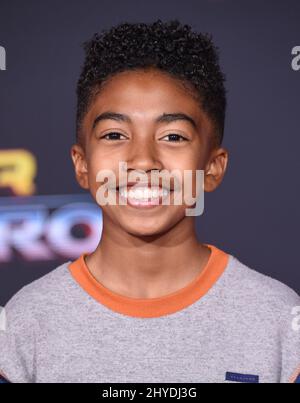 Miles Brown assistant à la première mondiale de Marvel, « Thor: Ragnarok », au théâtre El Capitan Banque D'Images