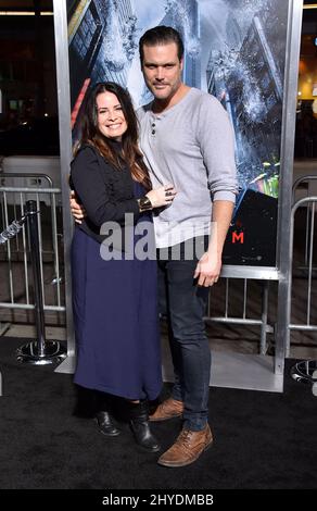 Holly Marie Combs participant à la première mondiale « Geostorm » qui s'est tenue au cinéma IMAX chinois TCL à Los Angeles, aux États-Unis Banque D'Images