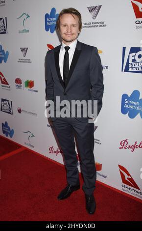 Damon Herriman assiste aux Australiens dans le film 6th Gala annuel des prix qui a eu lieu au Neuehouse Hollywood Banque D'Images