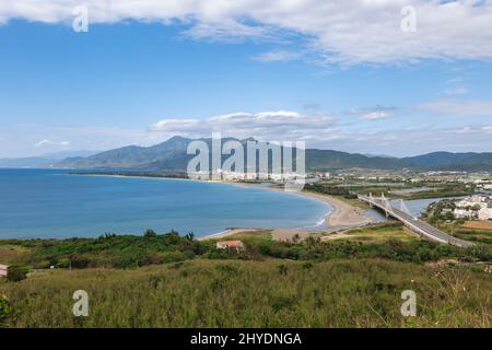 vue sur la ville de checheng dans le comté de pingtung à taïwan Banque D'Images