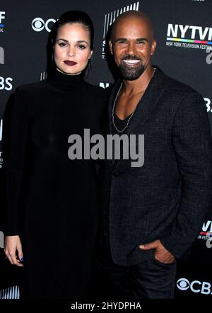 Lina ESCO et Shemar Moore participent aux S.W.A.T. Première mondiale au théâtre SVA le 24 octobre 2017 Banque D'Images