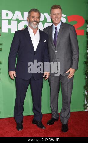 Mel Gibson et Will Ferrell assistent à la première « Daddy's Home 2 » de Los Angeles qui s'est tenue au Regency Village Theatre Banque D'Images