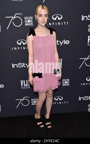 Saoirse Ronan à la Hollywood Foreign Press Association (HFPA) et InStyle célèbrent la saison annuelle des Golden Globe Awards 75th à CATCH LA le 15 novembre 2017 à West Hollywood, Californie. Banque D'Images