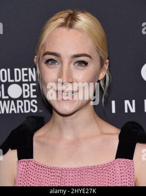 Saoirse Ronan à la Hollywood Foreign Press Association (HFPA) et InStyle célèbrent la saison annuelle des Golden Globe Awards 75th à CATCH LA le 15 novembre 2017 à West Hollywood, Californie. Banque D'Images