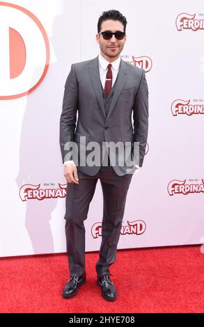 Miguel Angel Silvestre à 'Ferdinand' projection spéciale tenue au Zanuck Theatre 20th Century Fox Lot le 10 décembre 2017 à Century City, Etats-Unis Banque D'Images