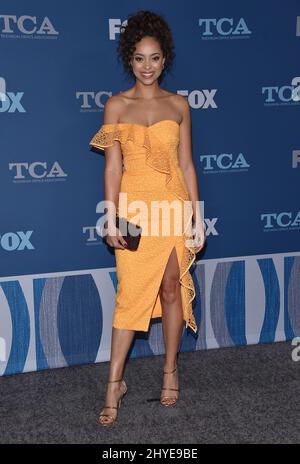 Amber Stevens Ouest assister à la FOX Winter TCA 2018 à Pasadena, Los Angeles Banque D'Images