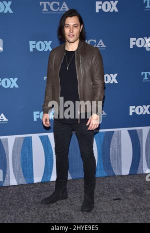 Blair Redford assistant à la FOX Winter TCA 2018 à Pasadena, Los Angeles Banque D'Images