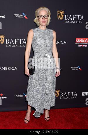 Gillian Anderson au BAFTA Los Angeles Tea Party 2018 qui s'est tenu au four Seasons Hotel Beverly Hills le 6 janvier 2018 à Los Angeles, CA Banque D'Images