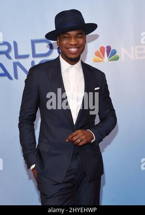 Ne-Yo au championnat du monde de danse tenu sur la scène 22 sur le terrain universel le 30 janvier 2018 à Universal City, CA. Banque D'Images