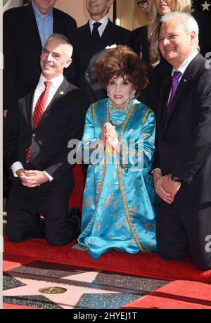 Gina Lollobrigida à Gina Lollobrigida honorée par Star sur le Hollywood Walk of Fame le 1 février 2018 à Hollywood, CA. Banque D'Images