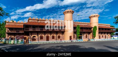 Prison cellulaire, Port Blair, Andaman, Inde Banque D'Images