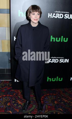 Agyness Deyn participe à la première américaine de Hulu Original Series « Hard Sun » à New York Banque D'Images