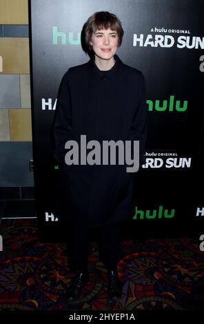 Agyness Deyn participe à la première américaine de Hulu Original Series « Hard Sun » à New York Banque D'Images