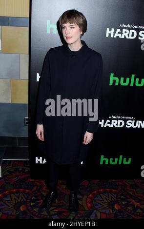 Agyness Deyn participe à la première américaine de Hulu Original Series « Hard Sun » à New York Banque D'Images