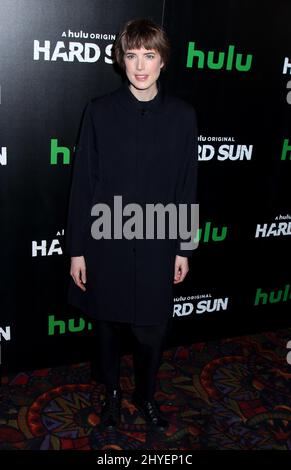 Agyness Deyn participe à la première américaine de Hulu Original Series « Hard Sun » à New York Banque D'Images