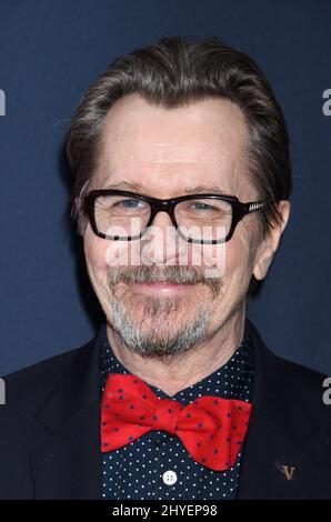 Gary Oldman arrive pour le film est une grande réception en l'honneur de la British nominés pour le 90e Academy Awards organisé par le Consul général Mike Howells et BAFTA Los Angeles Président Kieran Breen au British Résidence à Los Angeles. Banque D'Images