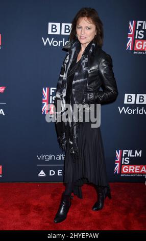 Jacqueline Bisset arrive pour le film est une grande réception en l'honneur de la British nominés pour le 90e Academy Awards organisé par le Consul général Mike Howells et BAFTA Los Angeles Président Kieran Breen au British Résidence à Los Angeles. Banque D'Images