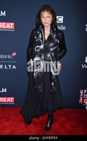 Jacqueline Bisset arrive pour le film est une grande réception en l'honneur de la British nominés pour le 90e Academy Awards organisé par le Consul général Mike Howells et BAFTA Los Angeles Président Kieran Breen au British Résidence à Los Angeles. Banque D'Images