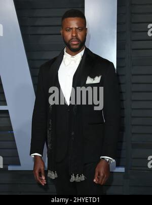 Winston Duke assistant à la Vanity Fair Oscar Party qui s'est tenue à Beverly Hills, Los Angeles, États-Unis Banque D'Images