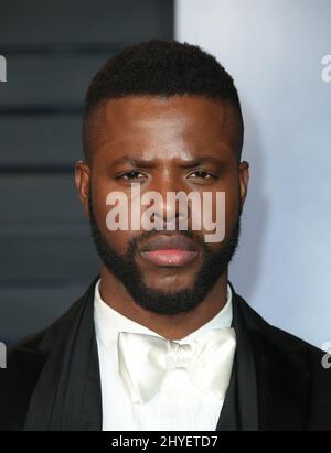 Winston Duke assistant à la Vanity Fair Oscar Party qui s'est tenue à Beverly Hills, Los Angeles, États-Unis Banque D'Images