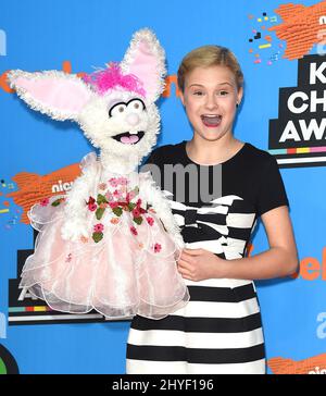 Darci Lynne Farmer au prix du choix des enfants 2018 de Nickelodeon, qui a eu lieu au Forum le 24 mars 2018 à Los Angeles, en Californie Banque D'Images