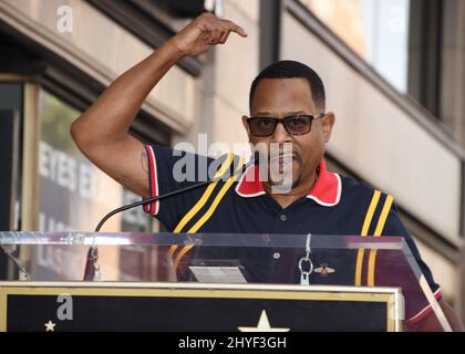 Martin Lawrence assiste au dévoilement du Tracy Morgan Star sur le Hollywood Walk of Fame Banque D'Images