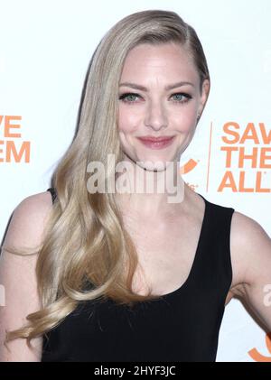 Amanda Seyfried participe au troisième Gala annuel de la Best Friends Animal Society qui s'est tenu à Guastavinos à New York, aux États-Unis Banque D'Images