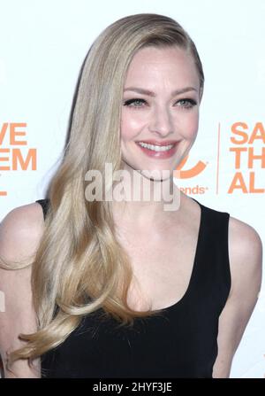 Amanda Seyfried participe au troisième Gala annuel de la Best Friends Animal Society qui s'est tenu à Guastavinos à New York, aux États-Unis Banque D'Images