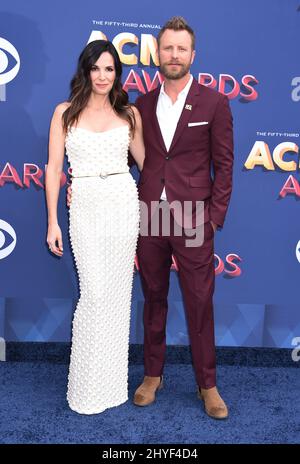 Dierks Bentley et Cassidy Black aux Academy of Country Music Awards 53rd qui se sont tenus au MGM Grand Garden Arena le 15 avril 2018 à Las Vegas Banque D'Images