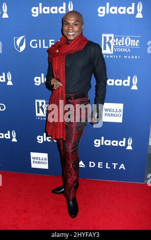 Nathan Lee Graham participant aux GLAAD Media Awards 29th qui se tiennent au New York Hilton Midtown, aux États-Unis Banque D'Images