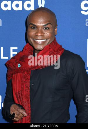 Nathan Lee Graham participant aux GLAAD Media Awards 29th qui se tiennent au New York Hilton Midtown, aux États-Unis Banque D'Images