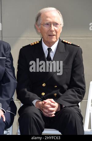 Bernie Kopell lors des croisières Princess Cruises et de la cérémonie de la plaque d'honneur de la promenade de la renommée d'Hollywood « The Love Boat », le 10 mai 2018. Banque D'Images