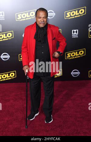 Billy Dee Williams à la première mondiale « une histoire de la guerre des étoiles » qui s'est tenue au théâtre El Capitan le 10 mai 2018 à Hollywood, en Californie. Banque D'Images