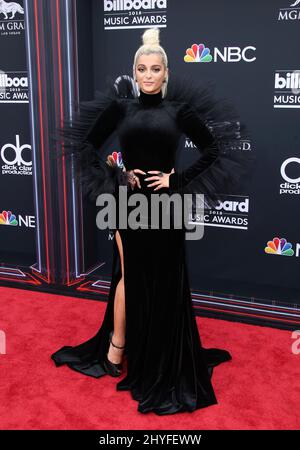 Bebe Rexha au Billboard Music Awards 2018 qui a eu lieu au MGM Grand Garden Arena Banque D'Images