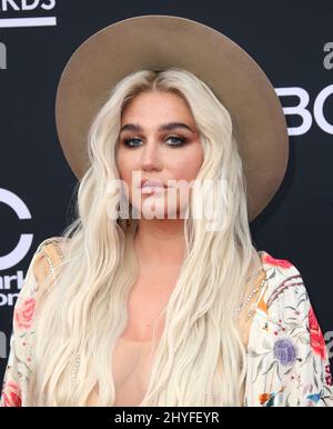 Kesha au Billboard Music Awards 2018, qui a eu lieu au MGM Grand Garden Arena Banque D'Images