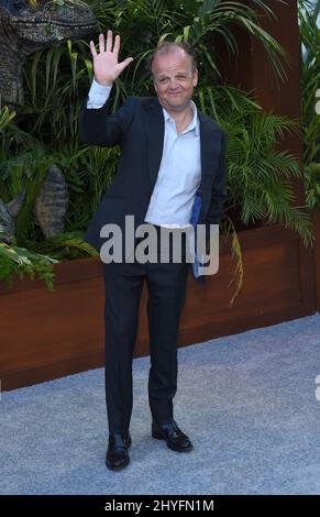 Toby Jones lors de la première à Los Angeles de « Jurassic World: Fallen Kingdom », tenue au Walt Disney concert Hall le 12 juin 2018 à Los Angeles, en Californie. Banque D'Images