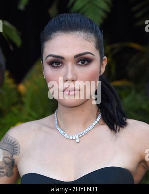 Daniella Pineda à la première à Los Angeles de « Jurassic World: Fallen Kingdom », qui s'est tenue au Walt Disney concert Hall le 12 juin 2018 à Los Angeles, en Californie. Banque D'Images