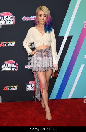 Wengie arrivant aux radio Disney Music Awards 2018 au Loews Hollywood Hotel le 22 juin 2018 à Hollywood, Californie. Banque D'Images