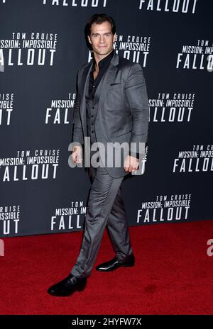 Henry Cavill assister à la première de Mission: Impossible Fallout à Washington DC Banque D'Images