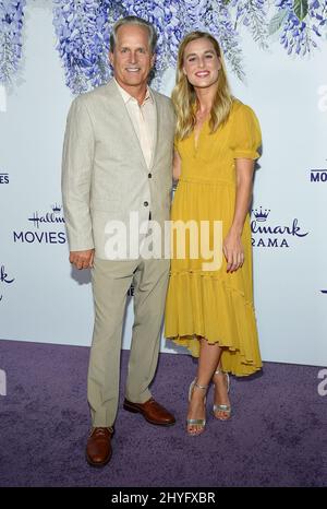 Gregory Harrison et Lily Anne Harrison lors de l'événement d'été TCA de Hallmark Channel qui s'est tenu dans une résidence privée le 26 juillet 2018 à Beverly Hills, en Californie. Banque D'Images