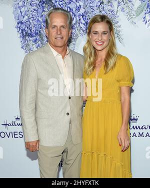 Gregory Harrison et Lily Anne Harrison lors de l'événement d'été TCA de Hallmark Channel qui s'est tenu dans une résidence privée le 26 juillet 2018 à Beverly Hills, en Californie. Banque D'Images