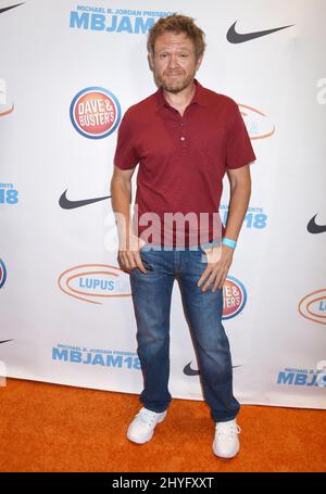 Scott Michael Campbell au Michael B. Jordan et au Lupus LA présente '2nd Annual MBJAM18' qui s'est tenue à Dave & Busters le 28 juillet 2018 à Hollywood, États-Unis. Banque D'Images