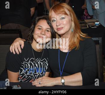 Andrea Evans et Kylie Lyn au Hollywood Show au LAX Westin Hotel le 28 juillet 2018 à Los Angeles, États-Unis. Banque D'Images