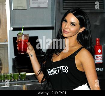 Scheana Shay participe à l'ouverture officielle du bar Hantover à l'intérieur de Madame Tussauds à Las Vegas, Nevada Banque D'Images