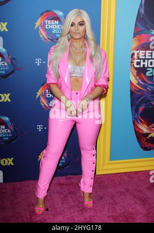 Bebe Rexha aux prix Teen Choice 2018 qui se sont tenus au Forum le 12 août 2018 à Inglewood, ca. Banque D'Images